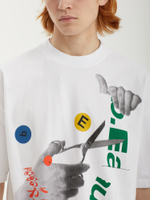 Мужская Футболка Cutting