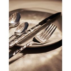 Набор столовых приборов Fluid, серебристые, 16 пред.