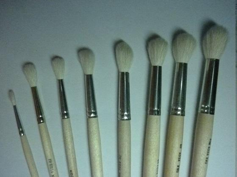 Кисть коза №3 круглая (Нил)