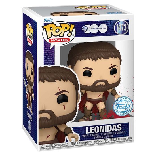 Фигурка Funko POP! Movies 300 Leonidas (BD) (Exc) (1473) 74412 / Фигурка Фанко ПОП! по мотивам фильма "300 спартанцев", Леонид. Товар уцененный