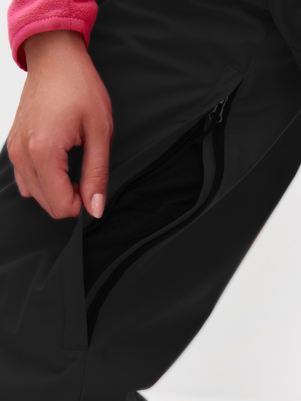 Брюки горнолыжные утепленные (черные)