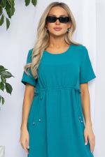 Платье Цветы Лета (морская волна) П13056-18М LT Collection