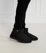 Кожаные угги platinum slim darling EMU Australia - черный(WP11875)