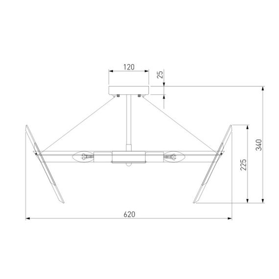 Потолочная люстра Eurosvet Steccato 10111/8 золотая бронза/прозрачный хрусталь Strotskis Smart