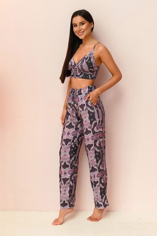 Комплект Alba из топа и брюк