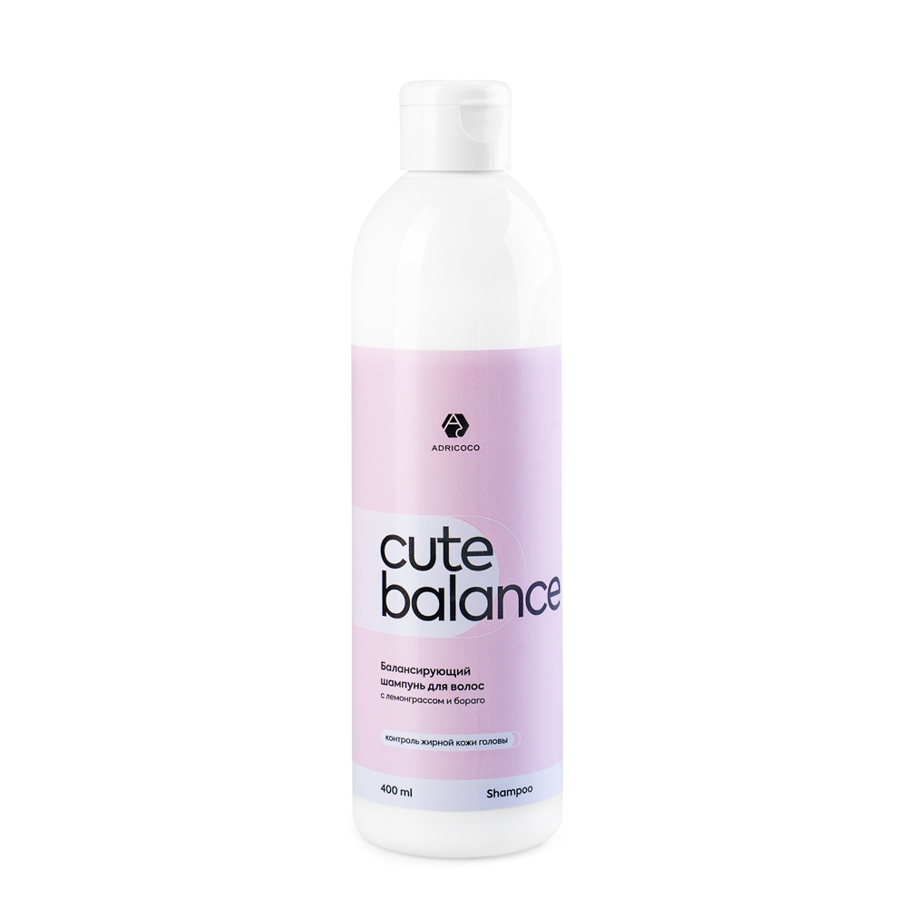 ADRICOCO Cute balance Балансирующий шампунь 400 мл.