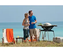 Портативный газовый гриль Weber Q 2200, 1 горелка, чёрный