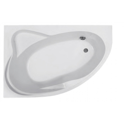 Купить Акриловая ванна Roca Welna L ZRU9302997, 160x100, белая левосторонняя