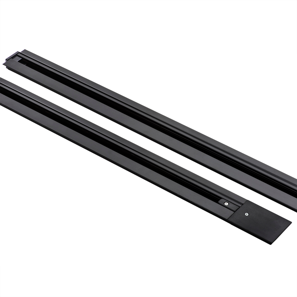 Шинопровод однофазный встраиваемый Barra Lightstar 501018 черный 1м