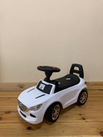 84514/Каталка-автомобиль "SuperCar" -4 со звуковым сигналом (белая)/5