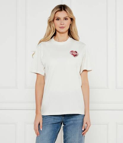 Футболка Vintage Tee_14 HUGO - экрю(50534545)