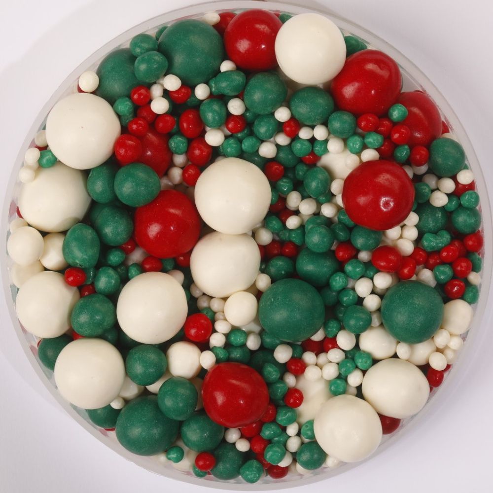 Драже ДЕКО-ПРО "Жемчужный микс" новогодний, 600 гр