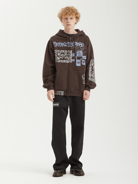 Мужская Толстовка Scanned Zip-up
