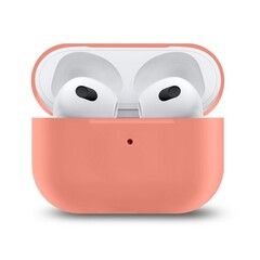 Силиконовый чехол для AirPods 3 Silicone Case (Papaya / Папайя)