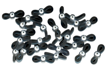 Фиксатор для цепочек и шнурков чёрный