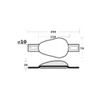 Анод магниевый на корпус судна 00350/BMG (10269845)