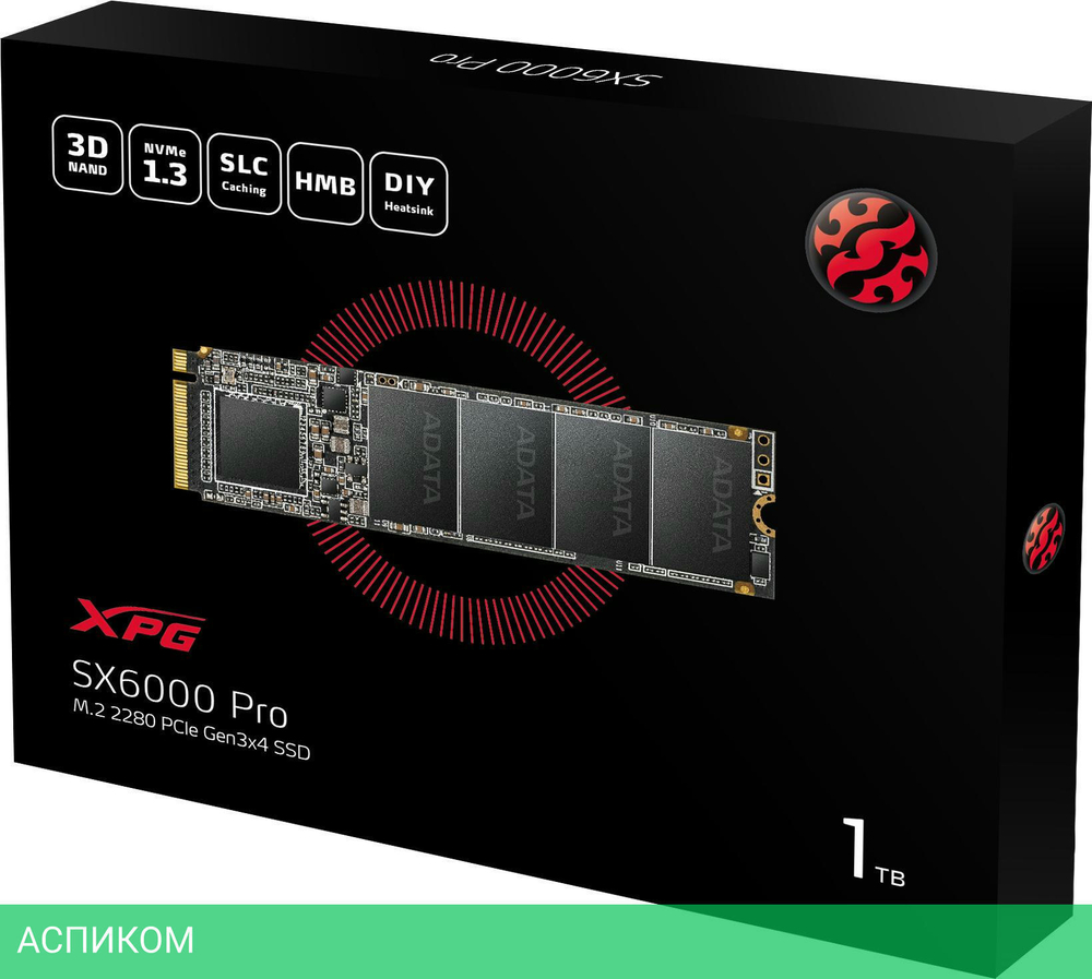 SSD диск A-Data XPG SX6000 Pro (ASX6000PNP-1TT-C)