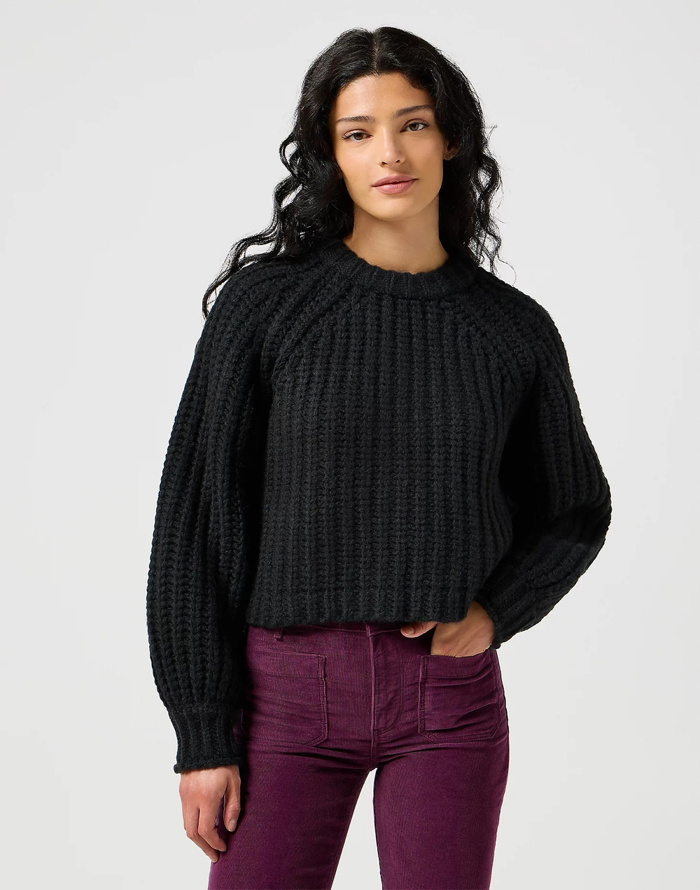 Джемпер женский WRANGLER PUFF SLEEVE SWEATER