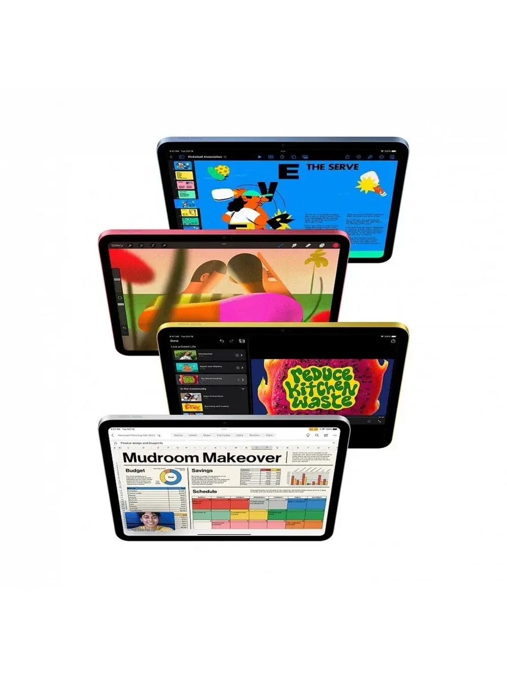 Планшет Apple iPad 10.9 2022 64 ГБ Wi-Fi серебристый