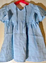 Детское платье, размер 30, цвет голубой