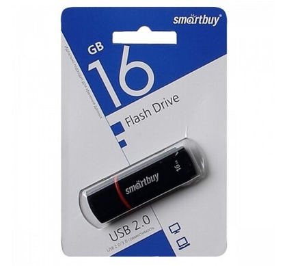 16GB USB Smartbuy Glossy series Black