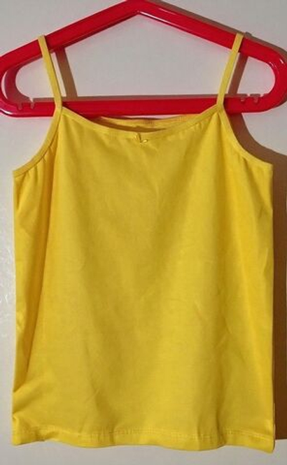 Майка "Dagi" для девочки 7-8 лет, цвет жёлтый