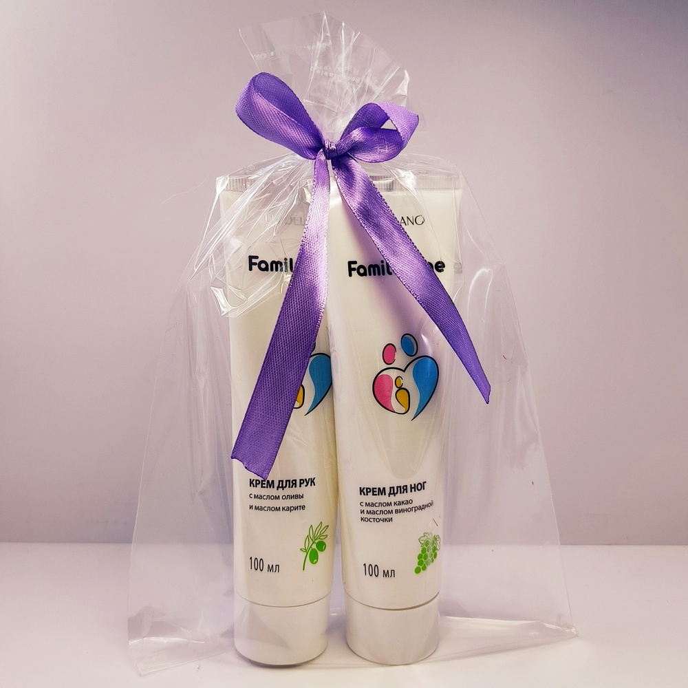 Подарочный набор "Бархатные ручки и ножки" в пакете