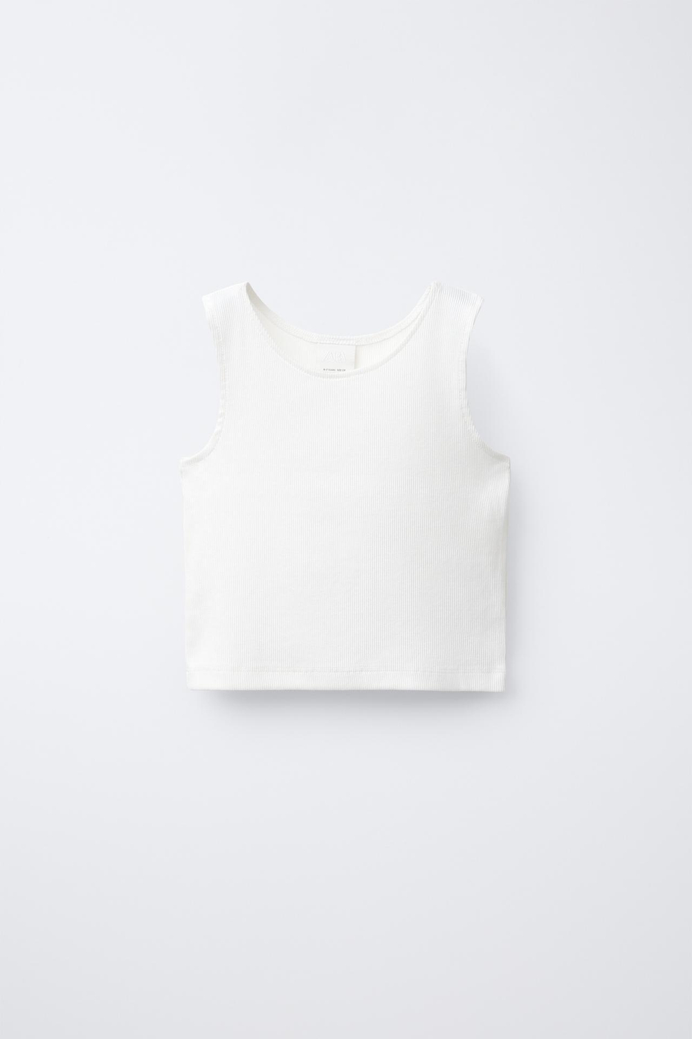 ZARA НАБОР ИЗ ТРЕХ ТОПОВ В РУБЧИК, РАЗНОЦВЕТНЫЙ