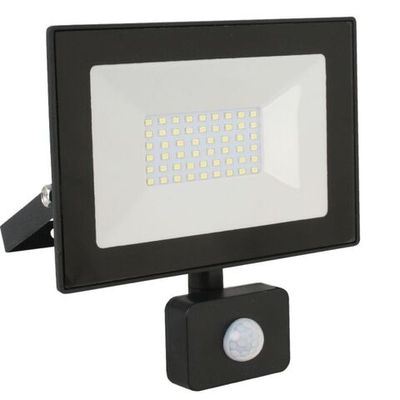 Прожектор светодиодный, Ultraflash, LFL-3002S C02, 30 Вт, 6500 К, IP65, 2100 Лм, дат движ., чер