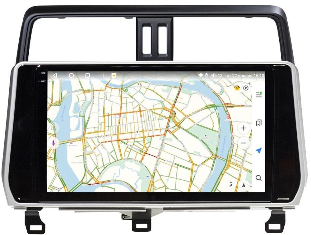 Магнитола для Toyota Land Cruiser Prado 150 2017-2023 - Vaycar VA77-1053-2K на Android 13, 8-ядер, 2K QLED, ТОП процессор, CarPlay,4G SIM-слот