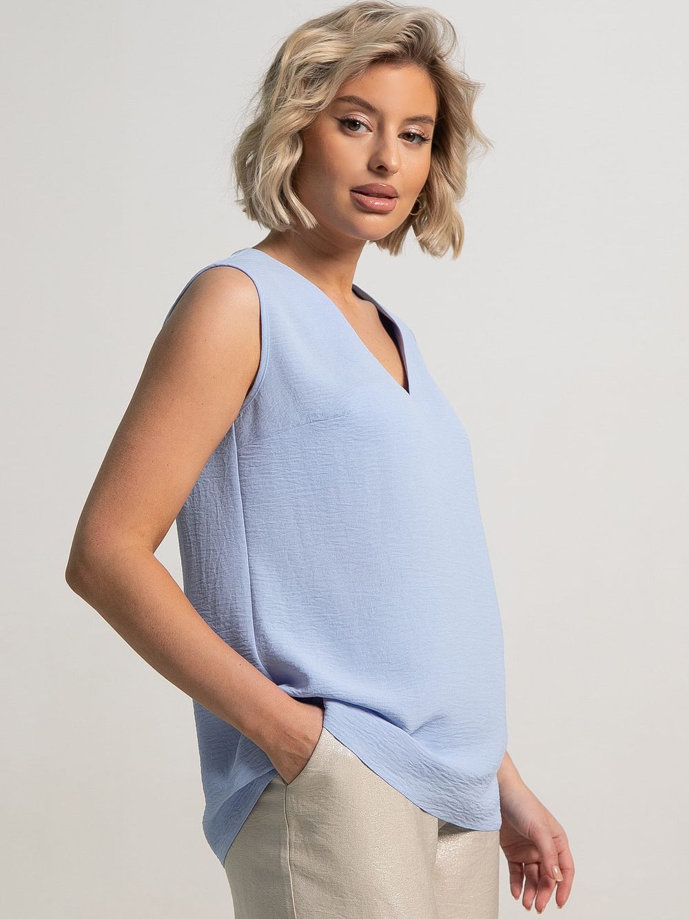 Блуза Эмили (голубая) Б15625-9М LT Collection