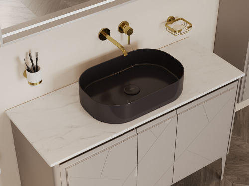 Смеситель для раковины Allen Brau Priority 5.31A03-GB золото брашированное