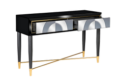 Консоль Garda Decor черно-золотая kfg122