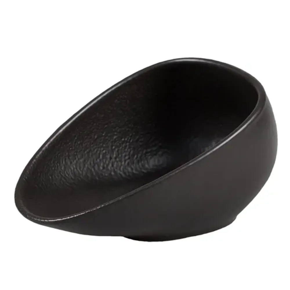 Салатник 150 мл 14,5*9,4 см h7 см Side Up Smooth Black Raw Stellar P.L. Proff Cuisine [6]
