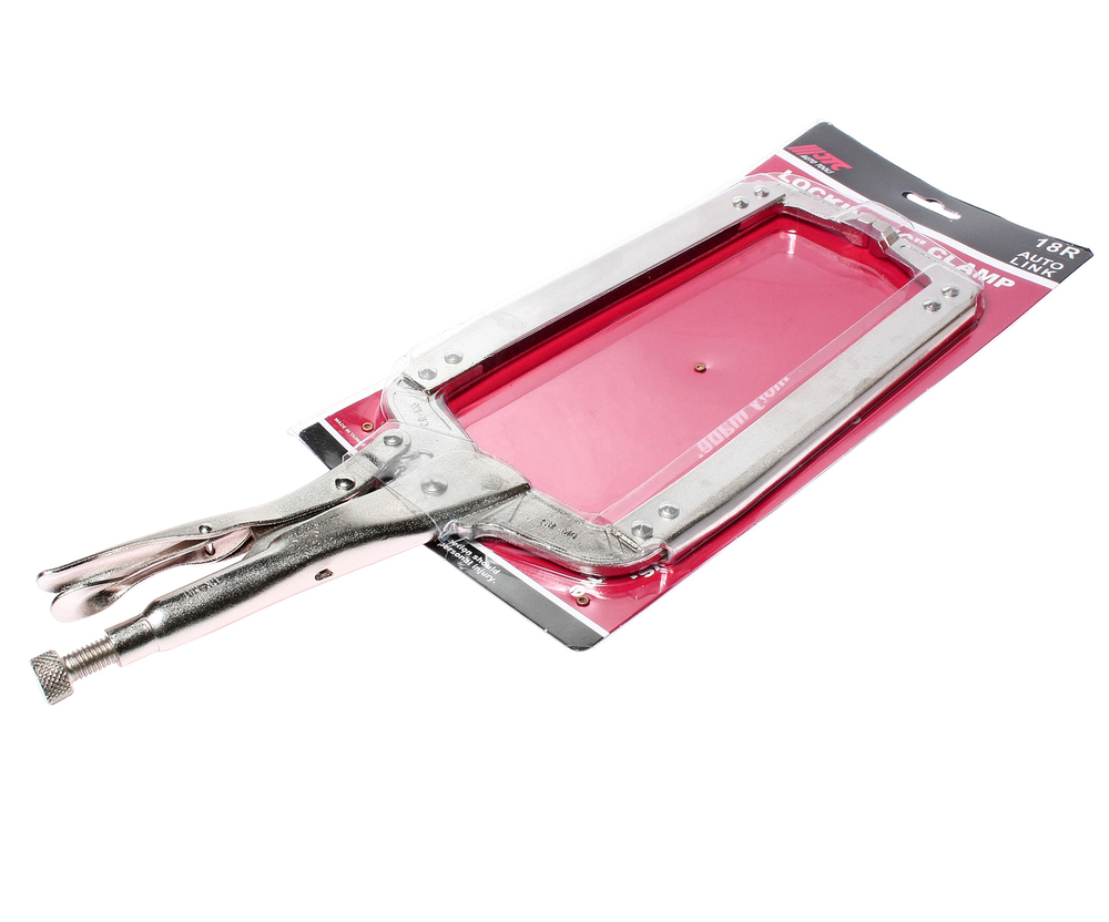 Зажим 18" С-образный с фиксатором для сварочных работ, пайки элементов и узлов JTC
