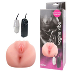 Вагина Erowoman-Eroman телесного цвета с виброяйцом