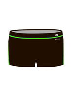 Мужские плавки-боксеры с контрастной полосой на поясе (Размер: XL) (Цвет: темно-синий)