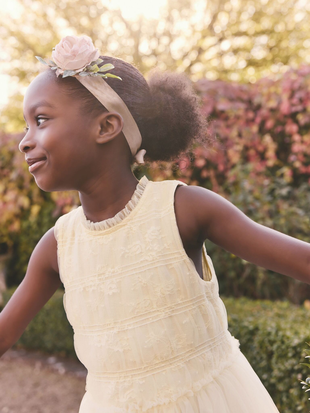 Платье для девочки Next E59-796, Светло-желтый