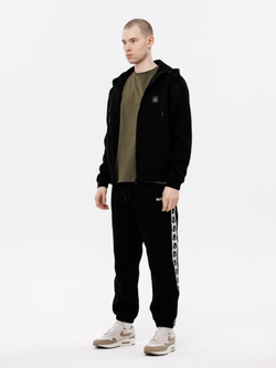 Зип Худи UNAFFECTED патч LOGO Черный