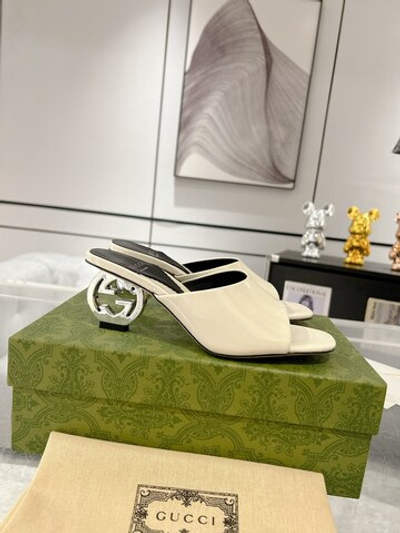 Gucci Interlocking G Heel Sandal 5.5 cm