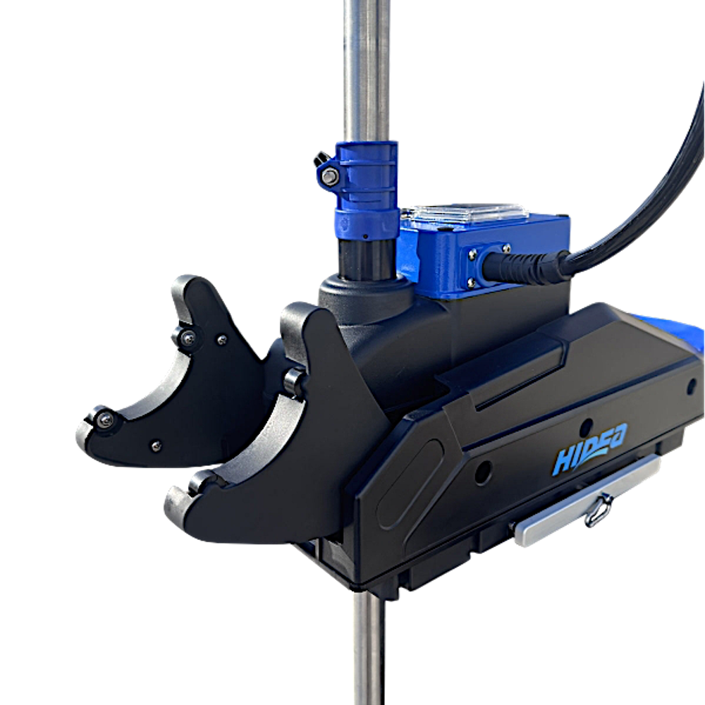 Подвесной электрический мотор якорь Hidea OMS150S 54″ GPS 12V