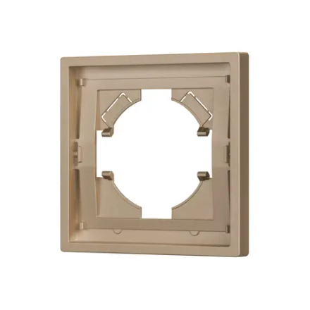 Рамка пластиковая FRM-TENDO-PL-1-GD (Arlight, Песочный) 053838