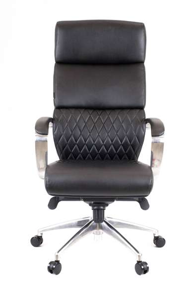 Премиум кресло Everprof President Кожаное Черный