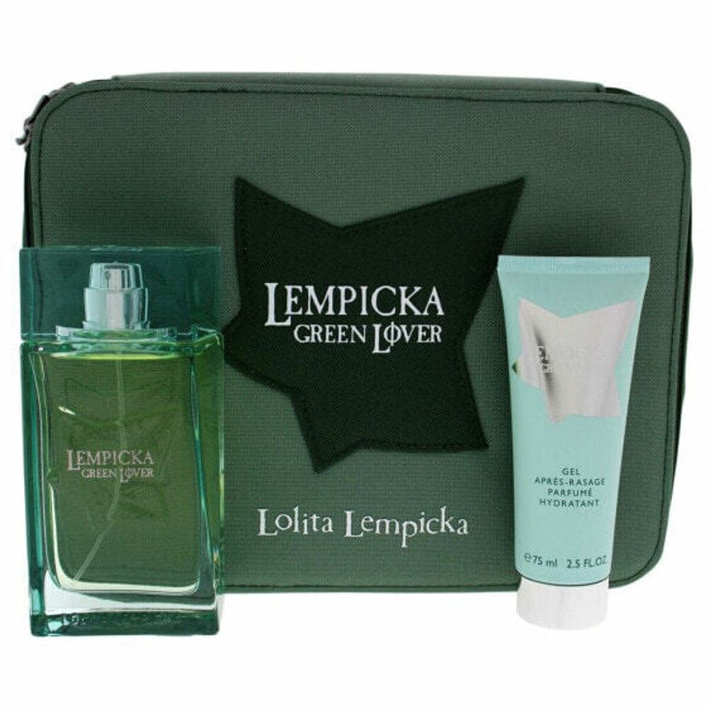 Мужской парфюмерный набор Lolita Lempicka Green Lover EDT 2 предмета 175 мл