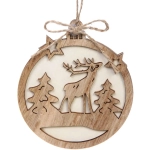 Подвеска «Снежинка - Лес» 10*11 см