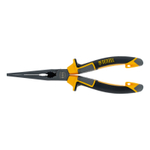 Длинногубцы прямые 205 мм, трехкомпонентные рукоятки Denzel