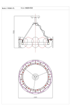 Люстра подвесная Moderli V8090-PL Square