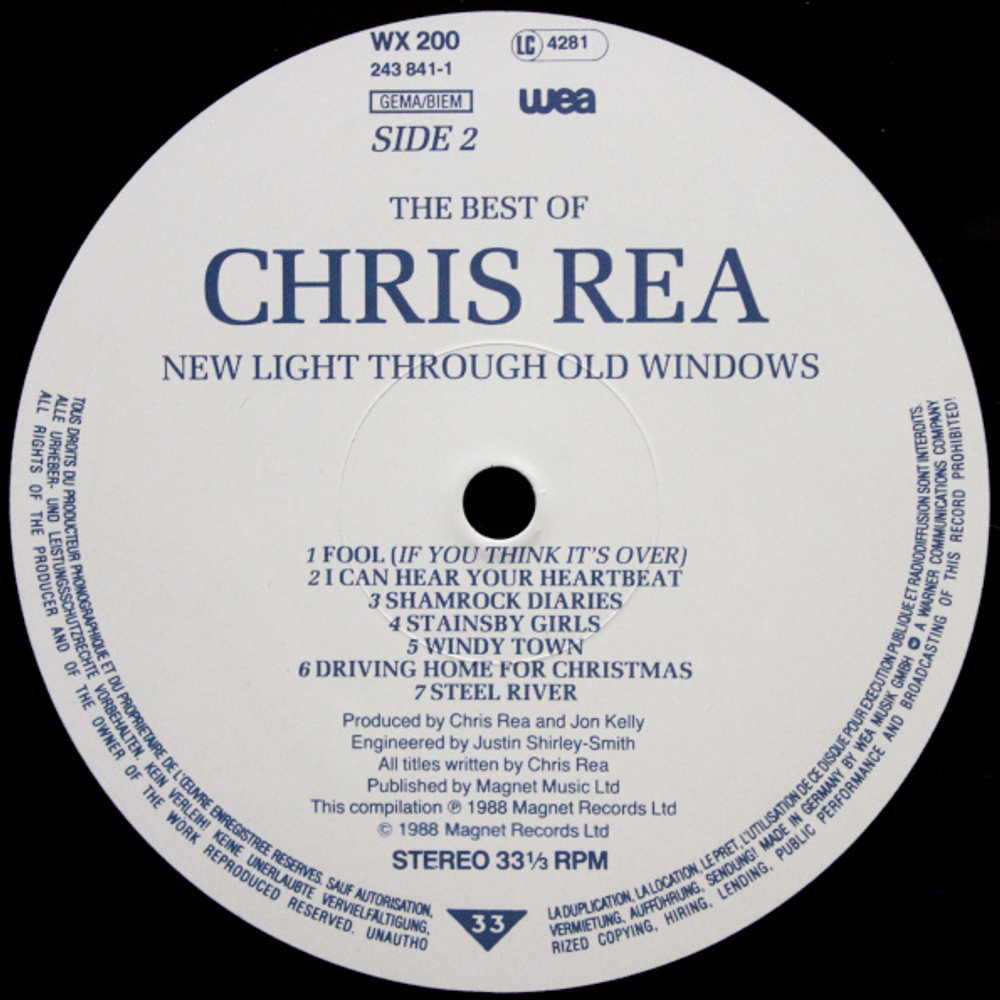 Chris Rea / New Light Through Old Windows - The Best Of Chris Rea (LP)