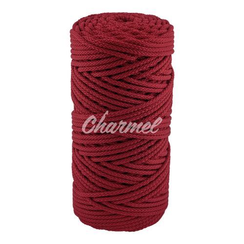 Красный Мак 5 мм с сердечником Полиэфирный шнур