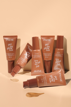 Paese Get The Glow Look Illuminating Foundation - Легкий тональный крем с эффектом сияния SPF 20 оттенок 1N Light Beige, 30 ml